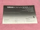 Yamaha KX-W302U Double Cassette Deck Owners Manual