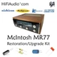 McIntosh MR77 tuner restoration recap repair upgrade rebuild kit capacitor