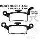 20726-compatible with Yamaha YW 125 BWS 9.1 HP, 6.7 KW 1CIL. SE555 1CX1 FRAME