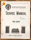 Kenwood KS-505 Stereo  Service Manual *Original*