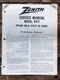 Zenith Model B471 RA-4 Radio  Service Manual *Original*