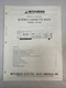 Vintage Mitsubishi Service Manual Model Number DT-52