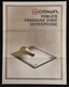 CROWN PZM-31S PRESSURE ZONE MICROPHONES PRODUCT / SALES BROCHURE