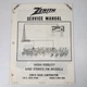 Vtg 1974 Zenith HF 29S2 Service Manual for High Fidelity and Stereo FM Models