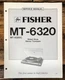 Fisher MT-6320 Record Player / Turntable Service Manual *Original*
