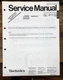 Technics SL-P110 CD Player Supp. Service Manual *Original*