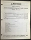 MITSUBISHI DP-411R CD Player Service Manual Original