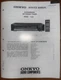 Onkyo T-G10 Tuner Service Manual Original