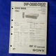 SONY DVP-C650 DVP-C653D RMT-D112A Service Manual Original Paper OEM Repair Guide