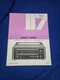 McIntosh MX 117 AM/FM Tuner Preamp Owner's Manual - ORIGINAL