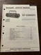 Sharp QT-CD6 Stereo Boombox CD Tape Deck Service Manual Vintage OEM Diagrams