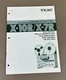 Teac X-10R/X-7R Reel To Reel Owners Manual D-1483
