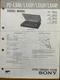SONY PS-LX40 LX40P LX43P LX44P STEREO TURNTABLE ORIGINAL SERVICE REPAIR MANUAL