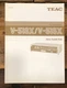 TEAC V-518X V-515X Cassette Owners / User Manual *Original*