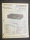 FISHER CA-855A Amplifier Service Manual Original