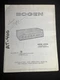BOGEN AT-400 Pre-Amp Owners Manual Photocopy