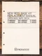 Pioneer T-6100 -6600 QT-6100 T-500 Reel Base Kit  Service Manual *Original*