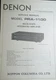 Denon PRA-1100 Amplifier Service Manual Original