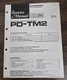 Pioneer PD-TM2 Compact Disc Service Manual - OEM