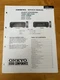 Onkyo Model TX-SV424 TX-8410 Tuner Amplifier Amp Service Manual Original OEM