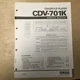 Original Yamaha Service Manual for the CDV-701K CD CDV LD Player