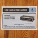 GE Digital Clock Radio 7-4685 Use And Care Guide Vintage General Electric Radio