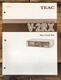 Teac V-2RX Cassette Owners / User Manual *Original*