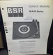 BSR MA-55 Turntable Service Manual Original