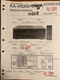 Kenwood KA-V6000 Stereo Amplifier Original Service Repair Manual