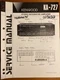 Kenwood KA-727 Stereo Integrated Amplifier Original Service Repair Manual