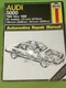 Vintage Audi 5000 1984 - 1988 All Models - Haynes Publications Repair Manual