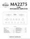 McIntosh MA2275 Service Manual and Owner's Manual