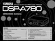 Yamaha DSP-A780 Amplifier Owners Manual