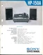 Sony Model HP-150A Stereo Music System Service Manual