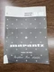 OEM Marantz Model SA-402 Stereophonic Power Amplifier Service Manual