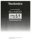 TECHNICS SU A200 - PREAMPLIFIER - USER INSTRUCTIONS OWNER'S MANUAL - DE NL SE
