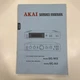 Akai Service Manual Stereo Power Amplifier UC-W5 & Pre Amplifier UC-A5