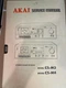 AKAI CS-M3 CS-M4 CSM3 CSM4 Service Manual **ORIGINAL**
