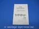 ROCKFORD FOSGATE RF2000 POWER AMPLIFIER OWNER'S MANUAL (Same As Hafler JF2000)