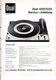 Service manual for Dual 1220, 1222