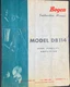 BOGEN DB114 Amplifier Owners Service Manual Original  Very Old and Worn