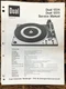 Dual Model 1224 1225 Record Player / Turntable  Service Manual *Original*