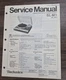 Technics SL-M1 Turntable Service Manual - Original