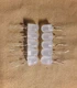 (10)FROSTED LED LAMP/DIAL- 8v WARM WHITE BULB/KR-6600 KR-7600 KR-9400/Kenwood