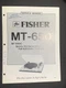 FISHER MT-650 MT-650C Turntable Service Manual