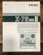 Teac X-7R MK2 MKII Reel to Reel Supp. Owners / User Manual *Original* #2