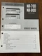Nikko NR-700 NR-800 Stereo Receiver Service Manual Original Genuine OEM