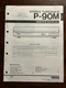 Yamaha P-90M Stereo Turntable Record Player Service Manual Original Genuine OEM