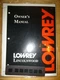Genuine LOWREY Organ Owner's Manual Model NL-30x Lincolnwood (early 1990's)