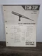 Sony Model ECM-33P Electret Condenser Microphone Service Manual Genuine Vintage 